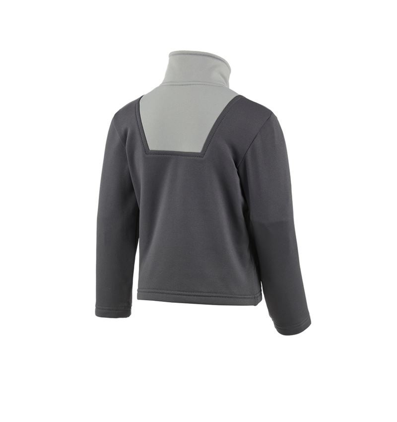 T-Shirts, Pullover & Skjorter: Funk.trøje thermo stretch e.s.concrete, børne + antracit/perlegrå 3