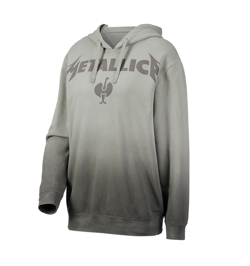 Samarbejde: Metallica cotton hoodie, ladies + magnetgrå/granit 3