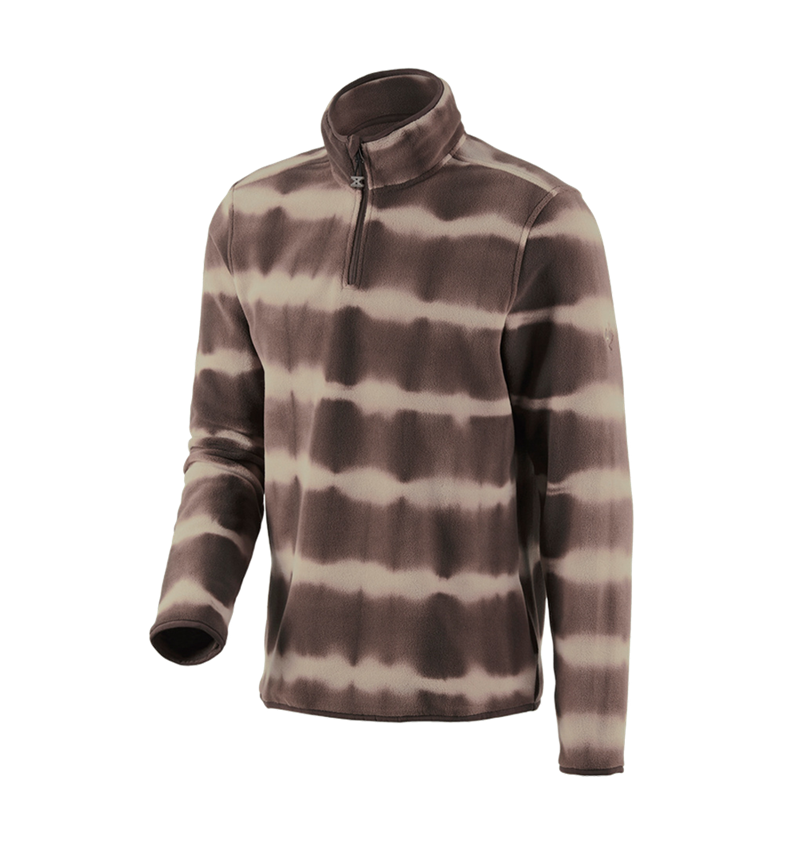 T-Shirts, Pullover & Skjorter: Fleecetrøje tie-dye e.s.motion ten + kastanje/pekanbrun 3