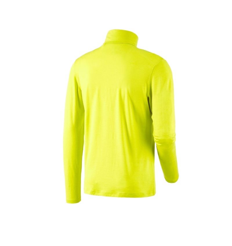 T-Shirts, Pullover & Skjorter: Rullekravetrøje Merino e.s.trail + syregul/sort 4