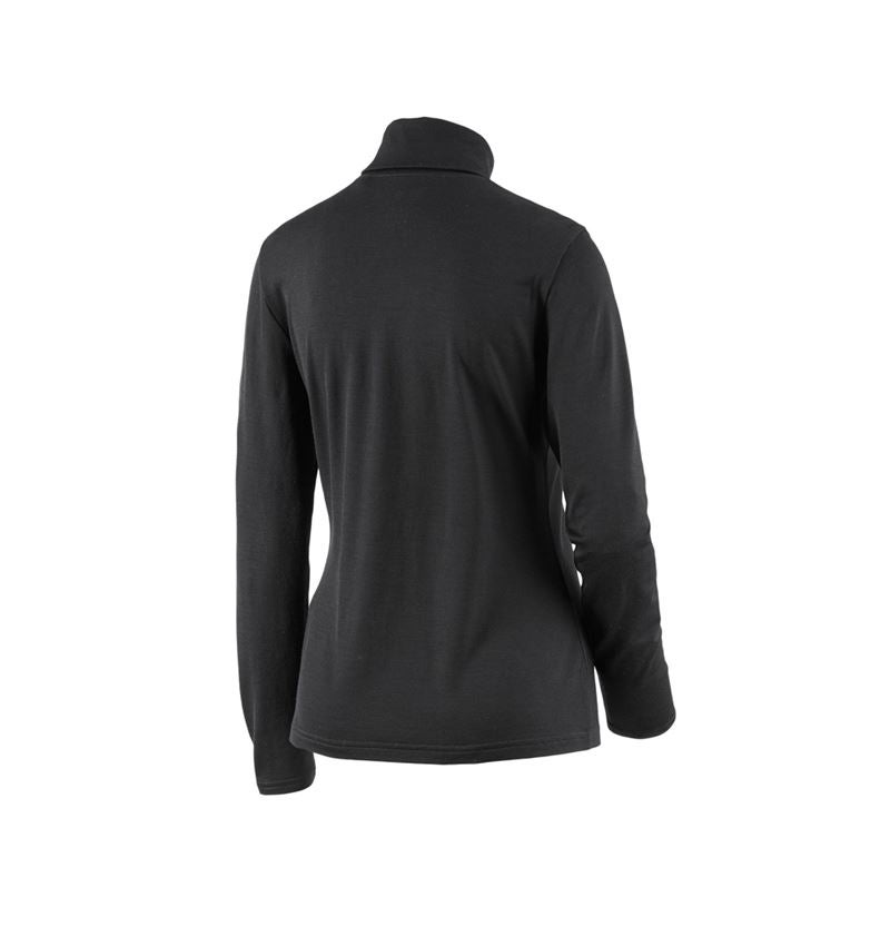 Topics: Turtle neck shirt Merino e.s.trail, ladies' + black 4