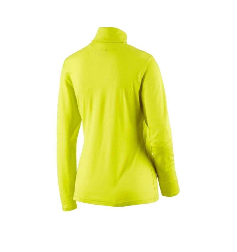 T-Shirts, Pullover & Skjorter: Rullekravetrøje Merino e.s.trail, damer + syregul/sort 4