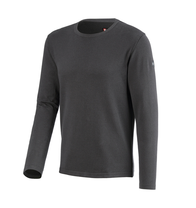 T-Shirts, Pullover & Skjorter: Strikpullover e.s.iconic + karbongrå 8