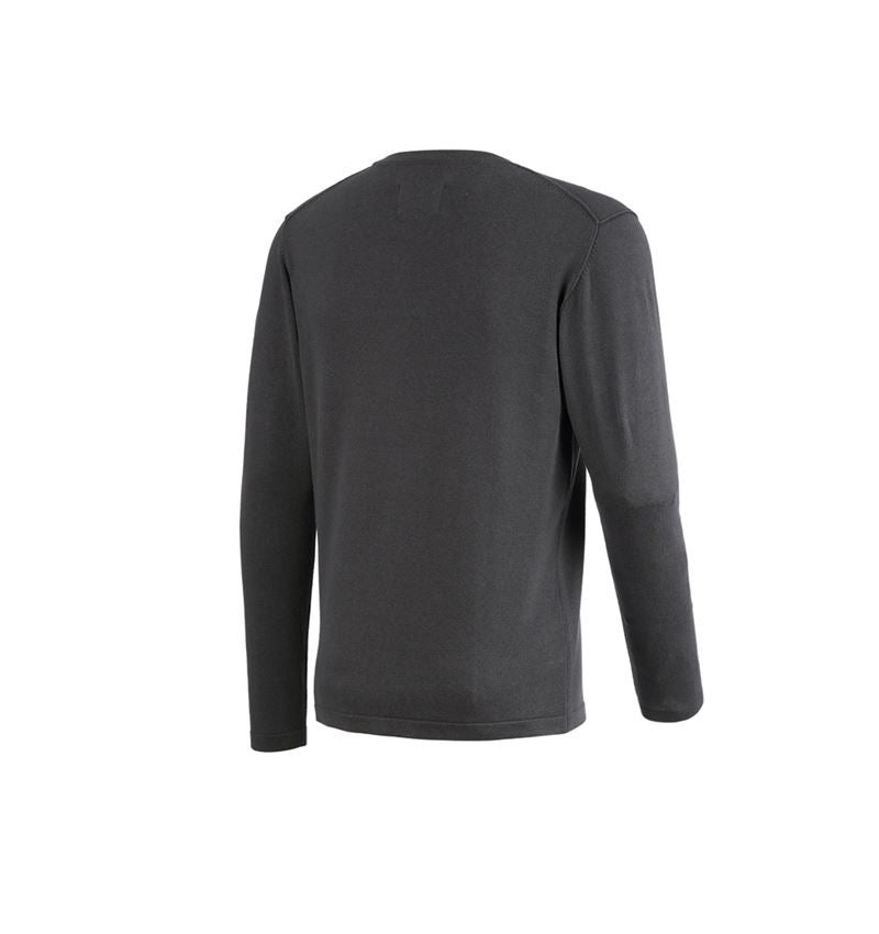 T-Shirts, Pullover & Skjorter: Strikpullover e.s.iconic + karbongrå 9