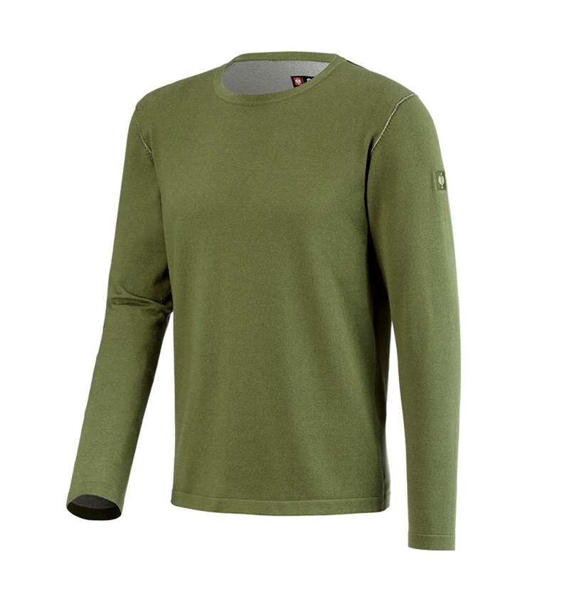 T-Shirts, Pullover & Skjorter: Strikpullover e.s.iconic + bjerggrøn 7