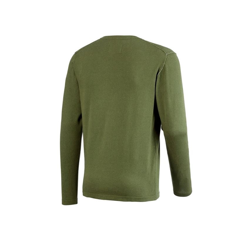 T-Shirts, Pullover & Skjorter: Strikpullover e.s.iconic + bjerggrøn 8