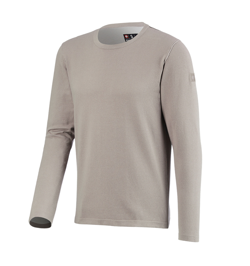 T-Shirts, Pullover & Skjorter: Strikpullover e.s.iconic + delfingrå 7
