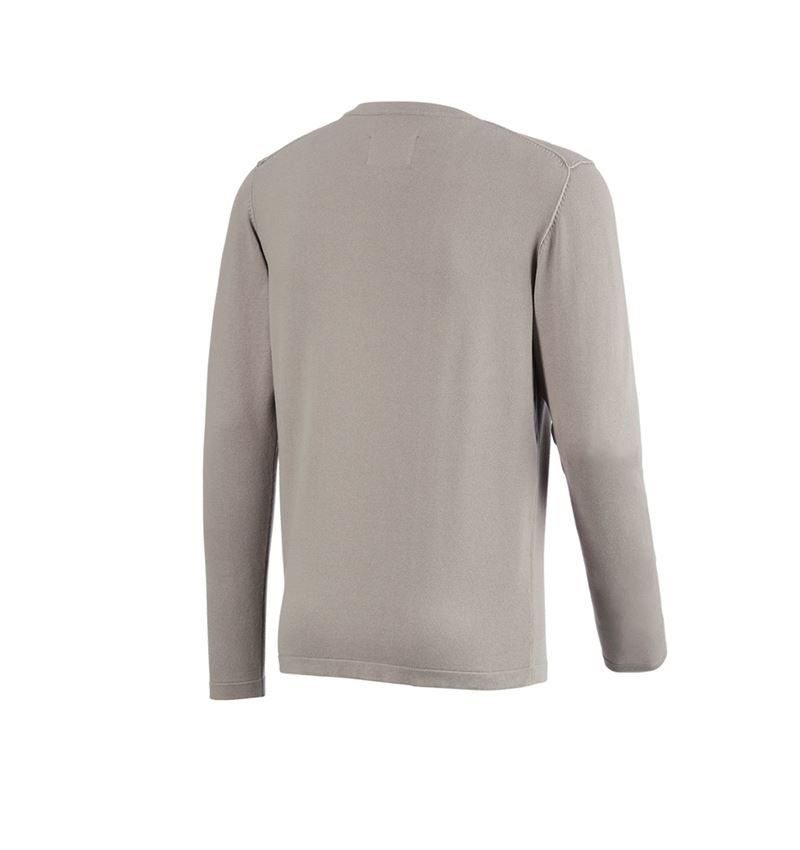 T-Shirts, Pullover & Skjorter: Strikpullover e.s.iconic + delfingrå 8