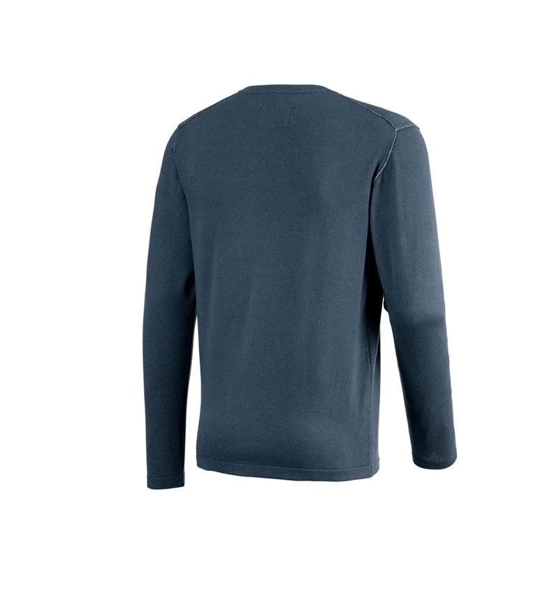 Topics: Knitted pullover e.s.iconic + oxidblue 9