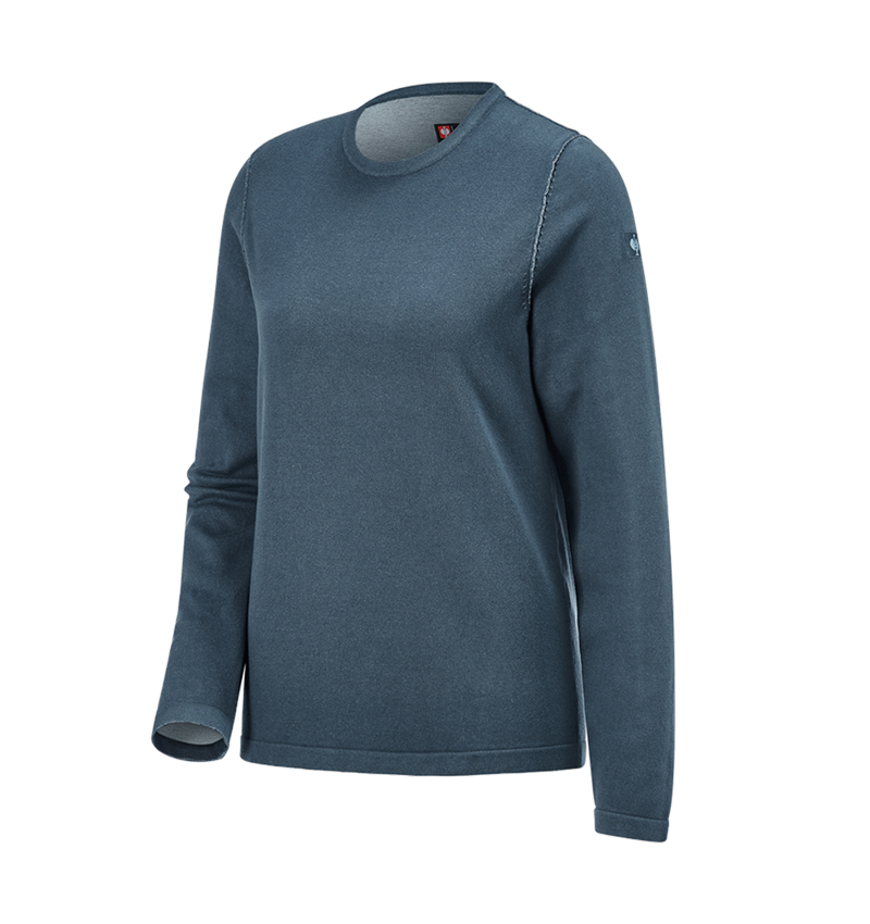 Shirts, Pullover & more: Knitted pullover e.s.iconic, ladies' + oxidblue 7