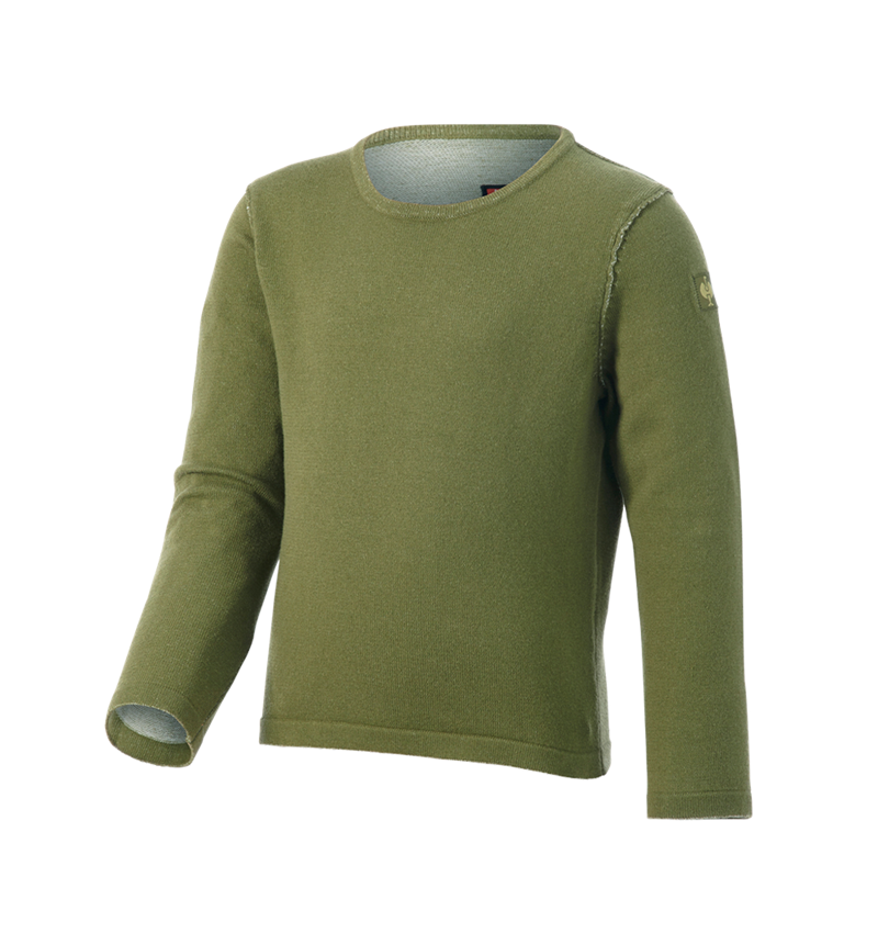 Clothing: Knitted pullover e.s.iconic, children's + mountaingreen 5