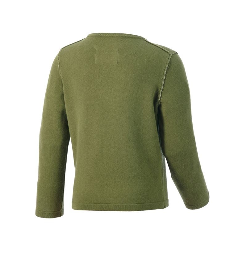 Clothing: Knitted pullover e.s.iconic, children's + mountaingreen 6