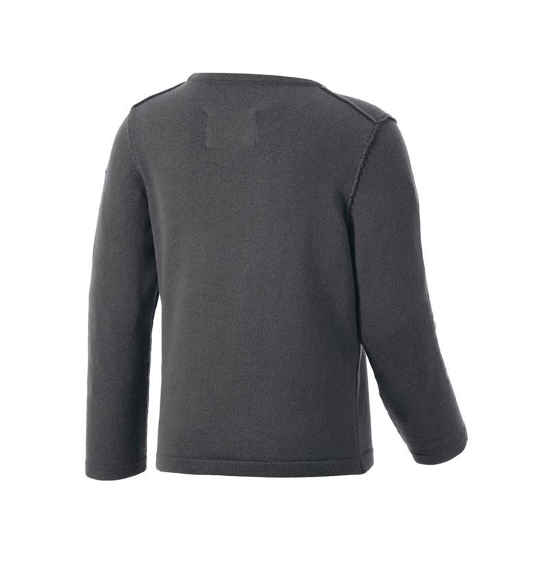 Shirts, Pullover & more: Knitted pullover e.s.iconic, children's + carbongrey 4