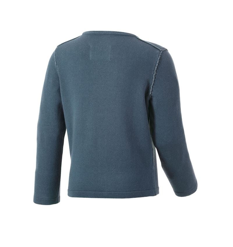 Clothing: Knitted pullover e.s.iconic, children's + oxidblue 9