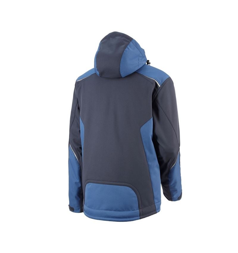 Plumbers / Installers: Softshell jacket e.s.motion + pacific/cobalt 3