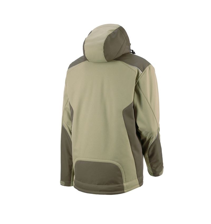 Gardening / Forestry / Farming: Softshell jacket e.s.motion + reed/moss 3