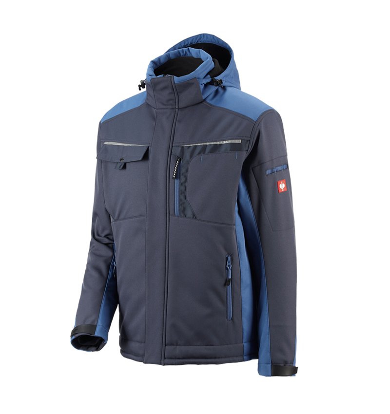 Joiners / Carpenters: Softshell jacket e.s.motion + pacific/cobalt 2