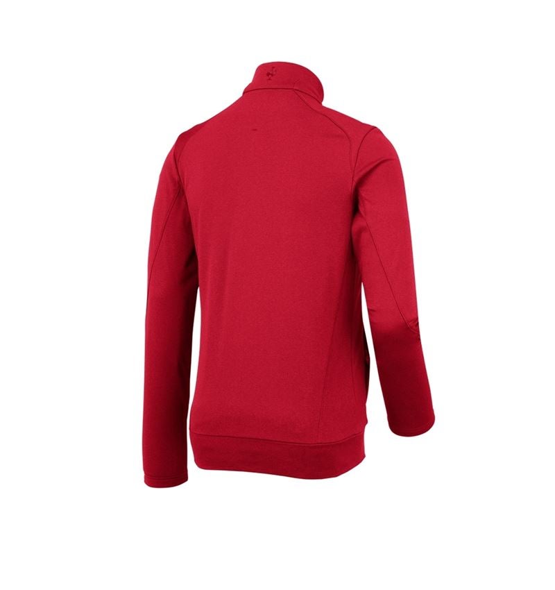 Work Jackets: FIBERTWIN® clima-pro jacket e.s.motion 2020 + fiery red/royal 4