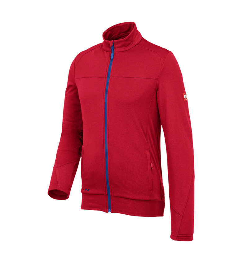 Work Jackets: FIBERTWIN® clima-pro jacket e.s.motion 2020 + fiery red/royal 3