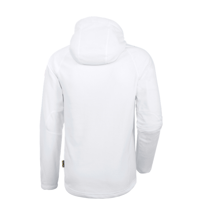 Cold: Hooded fleece jacket e.s.motion 2020 + white 2