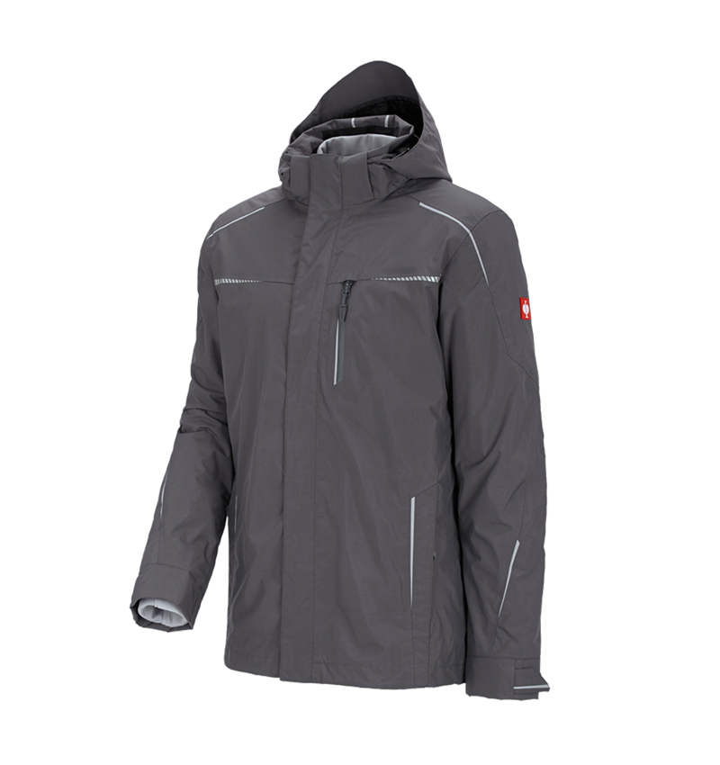 Cold: 3 in 1 functional jacket e.s.motion 2020, men's + anthracite/platinum 1