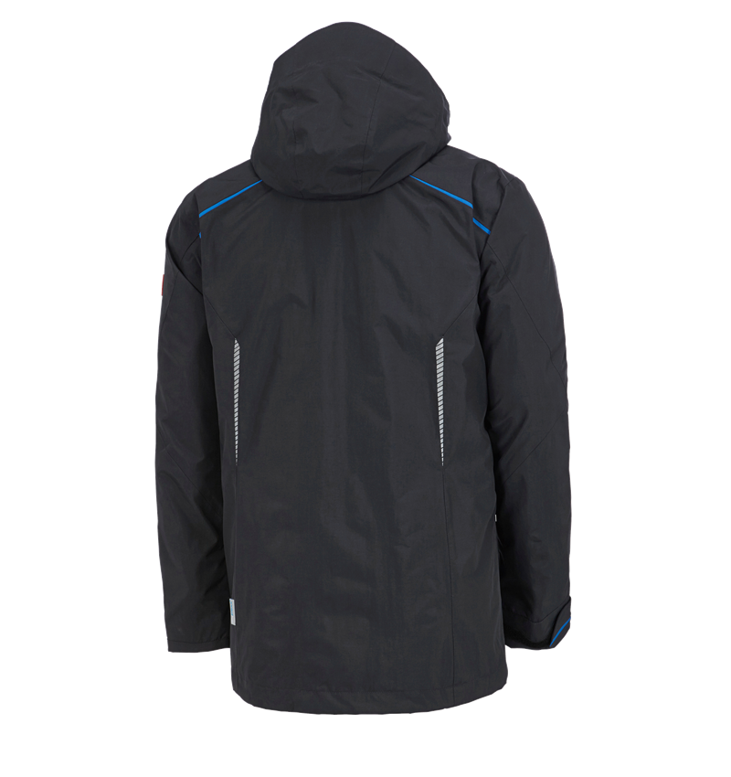 Work Jackets: 3 in 1 functional jacket e.s.motion 2020, men's + graphite/gentianblue 3