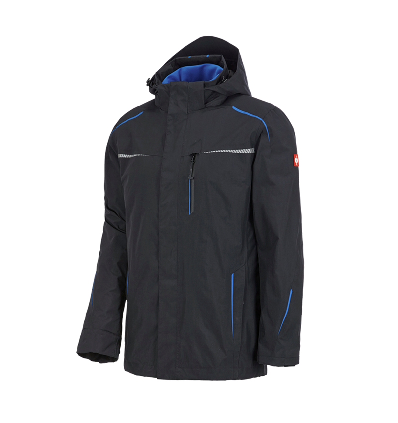 Cold: 3 in 1 functional jacket e.s.motion 2020, men's + graphite/gentianblue 2
