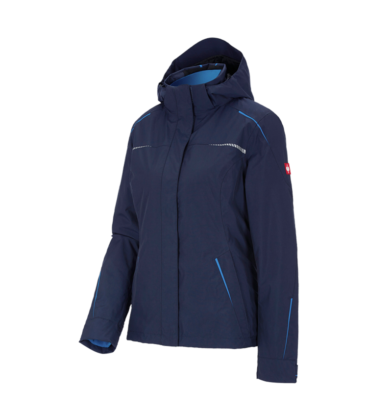 Plumbers / Installers: 3 in 1 functional jacket e.s.motion 2020, ladies' + navy/atoll 2