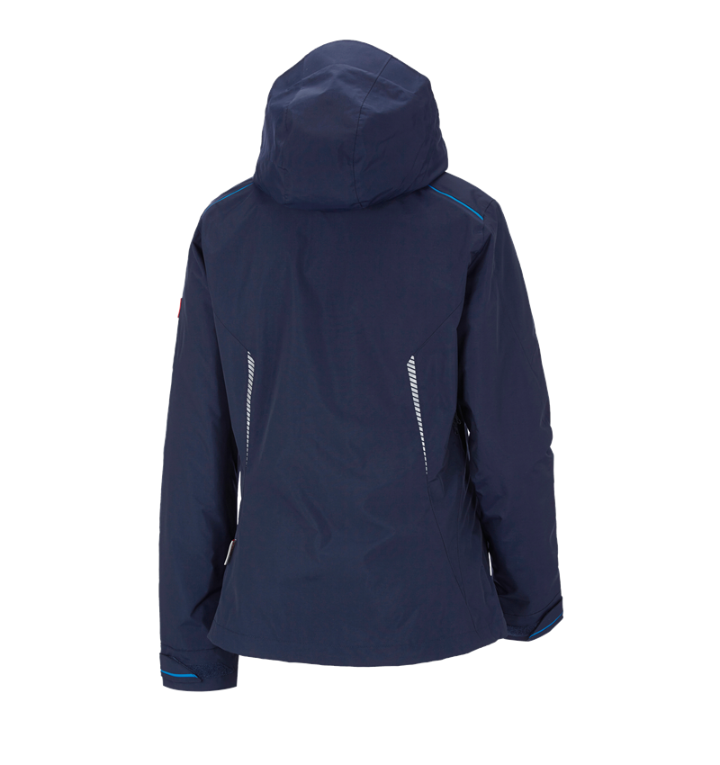 Plumbers / Installers: 3 in 1 functional jacket e.s.motion 2020, ladies' + navy/atoll 3