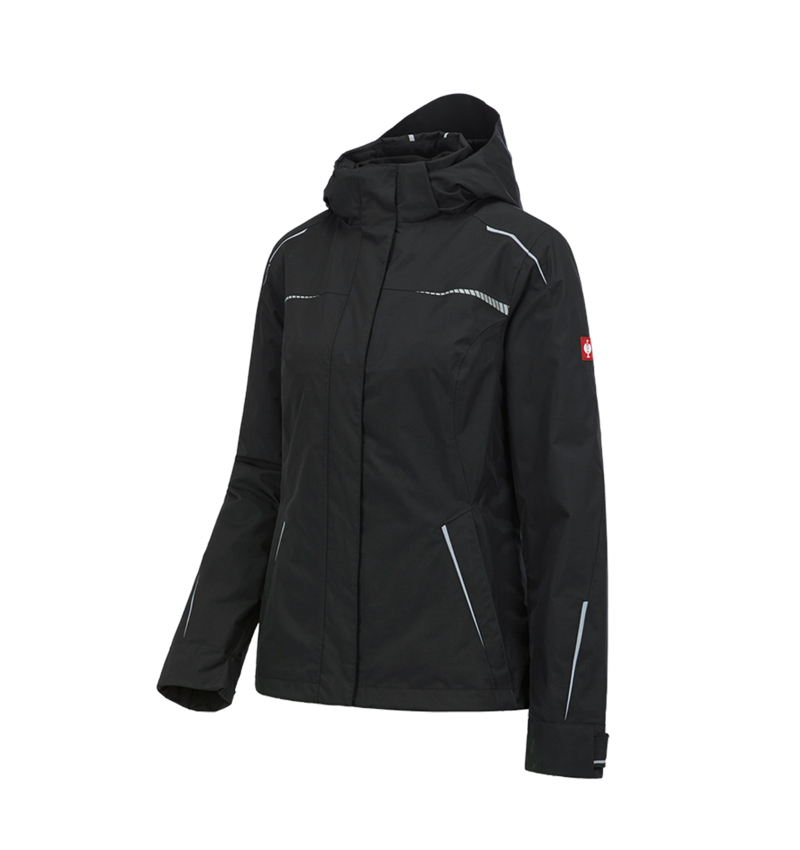 Work Jackets: 3 in 1 functional jacket e.s.motion 2020, ladies' + black/platinum 2