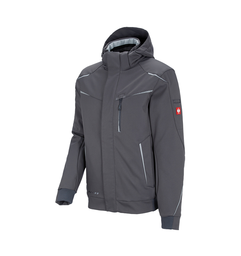 Plumbers / Installers: Winter softshell jacket e.s.motion 2020, men's + anthracite/platinum 2