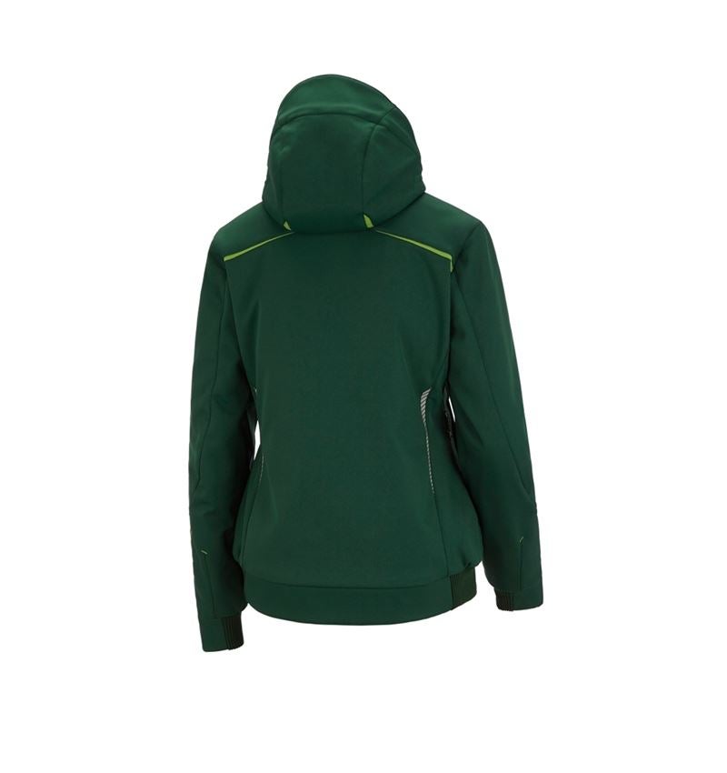 Plumbers / Installers: Winter softshell jacket e.s.motion 2020, ladies' + green/seagreen 3