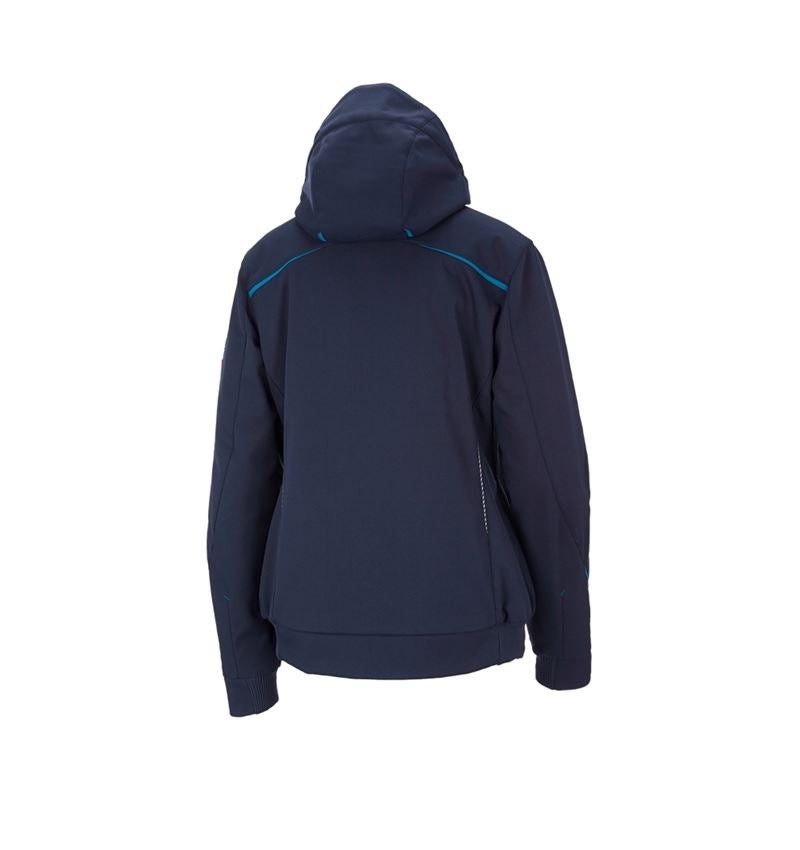 Plumbers / Installers: Winter softshell jacket e.s.motion 2020, ladies' + navy/atoll 5