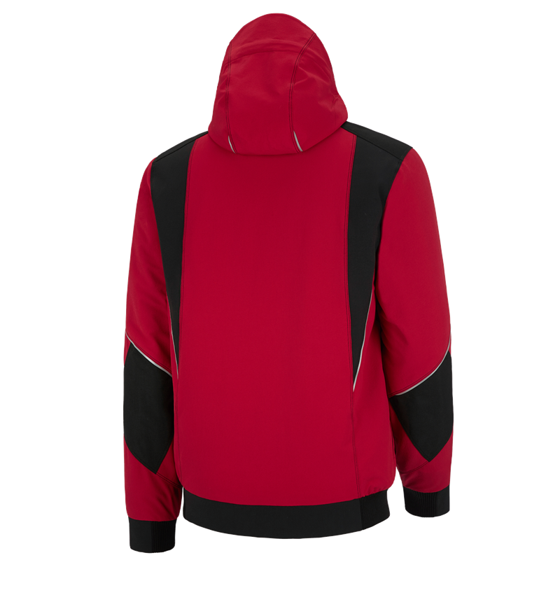 Cold: Winter functional jacket e.s.dynashield + fiery red/black 3