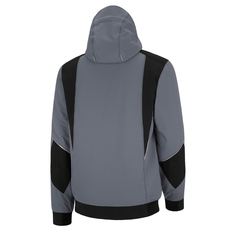 Work Jackets: Winter functional jacket e.s.dynashield + cement/black 3