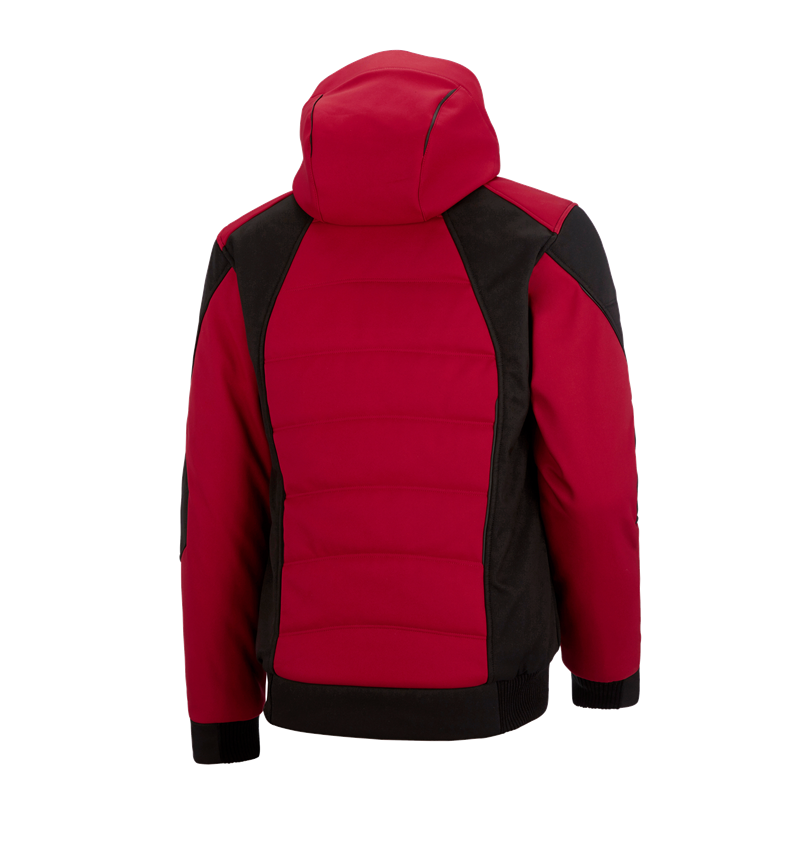 Plumbers / Installers: Winter softshell jacket e.s.vision + red/black 3