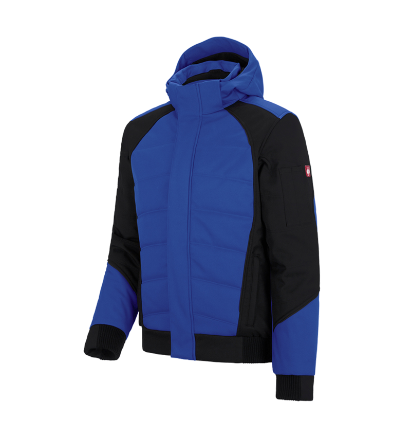 Cold: Winter softshell jacket e.s.vision + royal/black 2