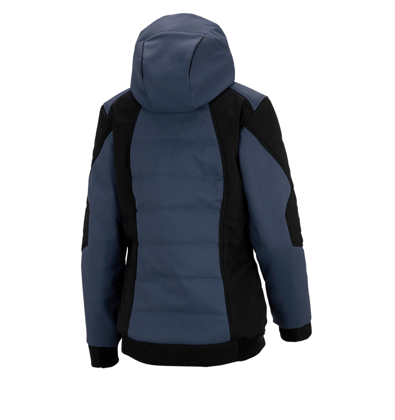 Plumbers / Installers: Winter softshell jacket e.s.vision, ladies' + pacific/black 3