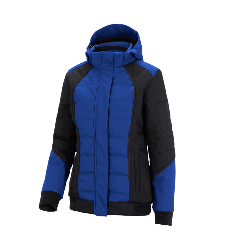 Cold: Winter softshell jacket e.s.vision, ladies' + royal/black 2