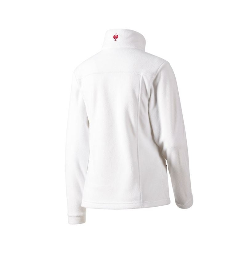 Work Jackets: Ladies' Fleece Jacket e.s.classic + white 1