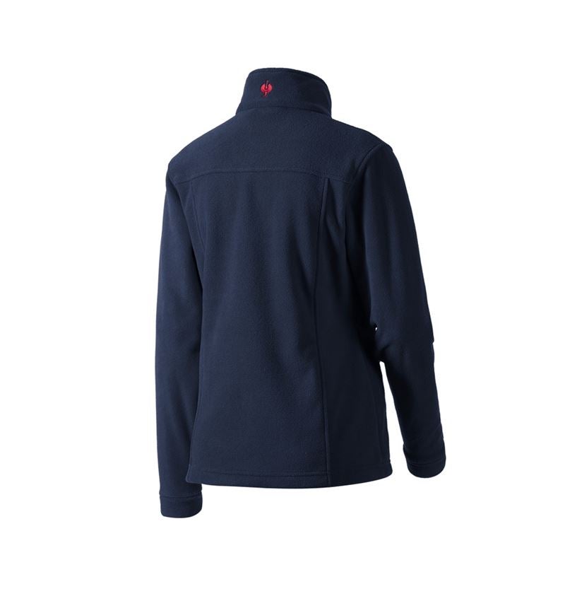 Work Jackets: Ladies' Fleece Jacket e.s.classic + navy 1