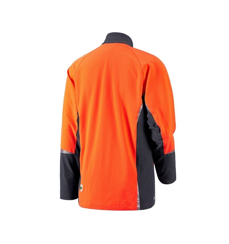 Work Jackets: e.s. Forestry jacket, KWF + grey/high-vis orange 3
