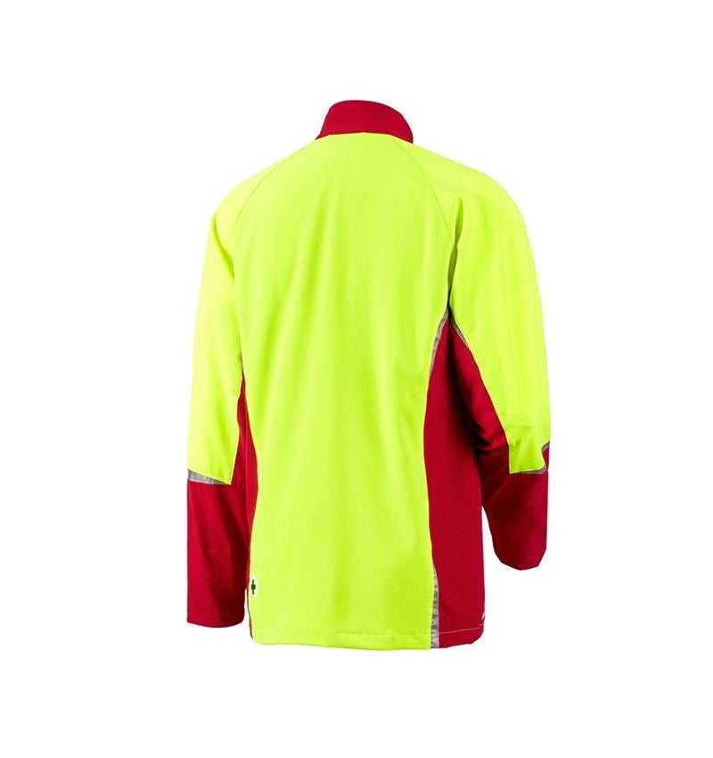 Forestry / Cut Protection Clothing: e.s. Forestry jacket, KWF + red/high-vis yellow 3
