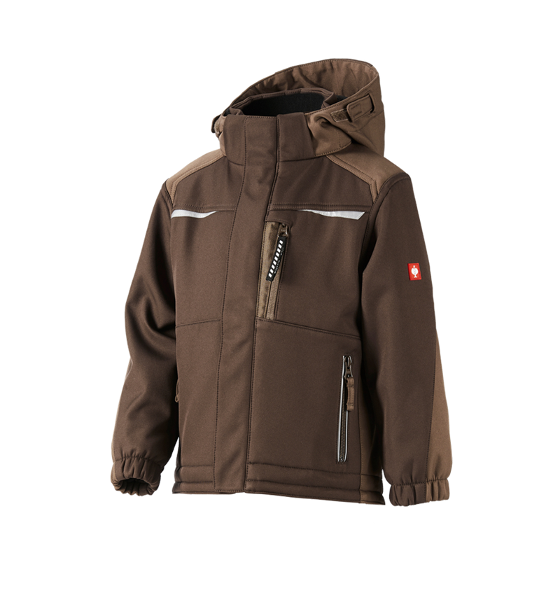 Jackets: Children's softshell jacket e.s.motion + chestnut/hazelnut 2