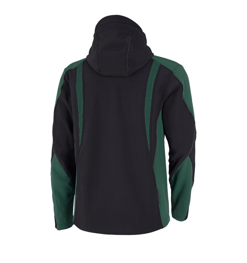 Plumbers / Installers: Softshell jacket e.s.vision + black/green 3