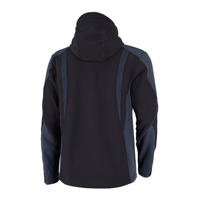 Plumbers / Installers: Softshell jacket e.s.vision + black/pacific 3