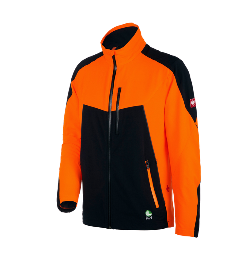 Forestry / Cut Protection Clothing: Forestry jacket e.s.vision summer + high-vis orange/black 2
