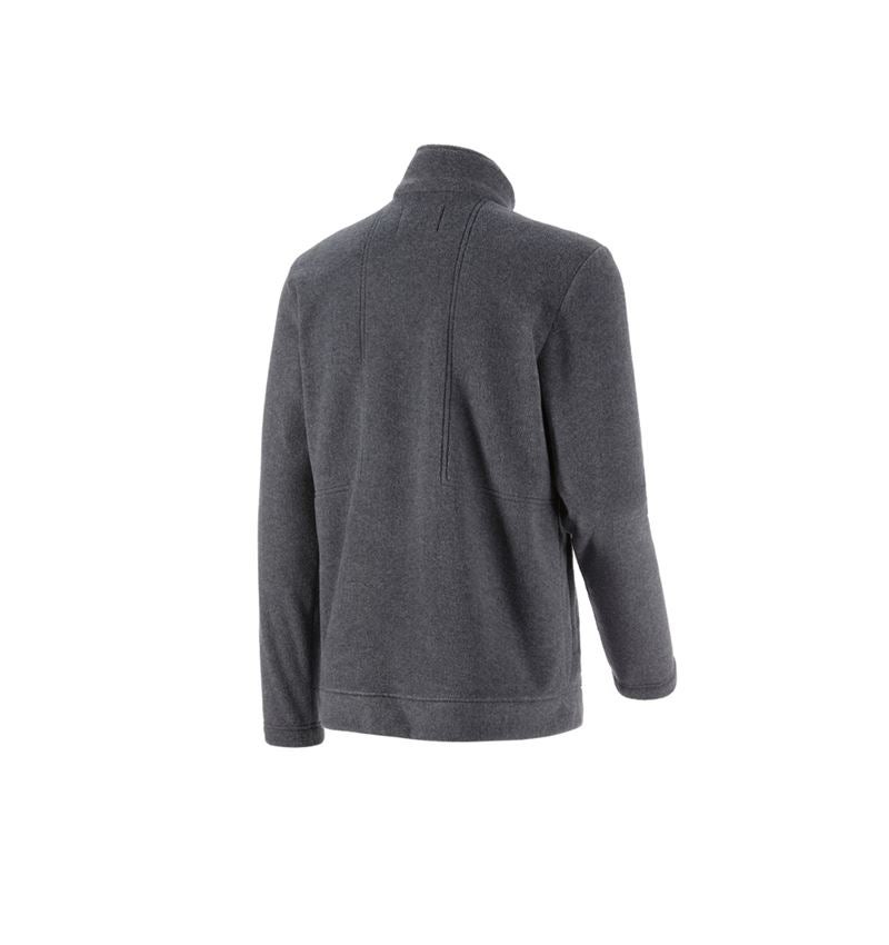 Work Jackets: Fleece jacket e.s.vintage + black melange 3