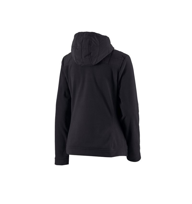 Topics: Hybrid fleece hoody jacket e.s.concrete, ladies' + black 3