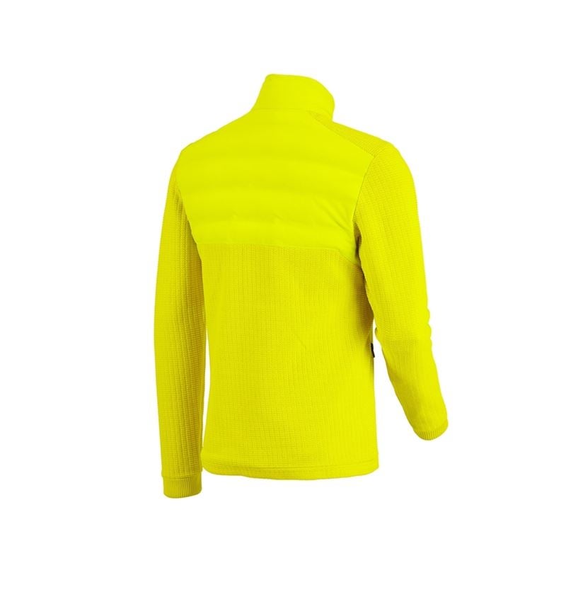 Topics: Hybrid knitted jacket e.s.trail + acid yellow/black 3